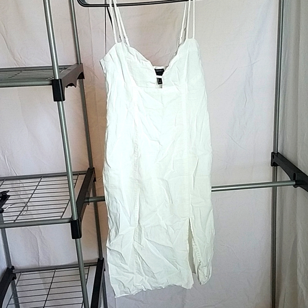 White strappy dress, forever 21